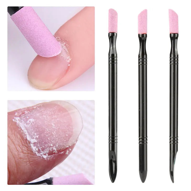 Quartz Stone Cuticle Remover – Gentle Nail Care Tool for Clean, Healthy Cuticles