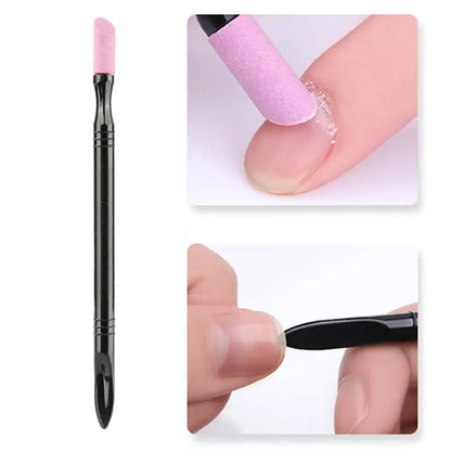Quartz Stone Cuticle Remover – Gentle Nail Care Tool for Clean, Healthy Cuticles