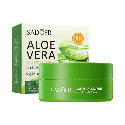 OAKSII Aloe Vera Under Eye Patches – 60 PCS Gel Masks for Dark Circles, Puffiness & Fine Lines
