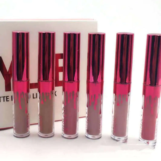 Kelly Kim Birthday Edition – Gold Collection Lip Set (6 Colors)