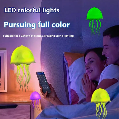 USB Jellyfish Lamp – Colorful LED Mood Light with Voice Control