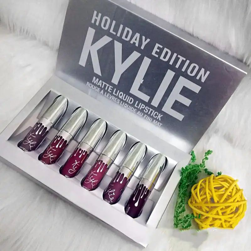 Kelly Kim Birthday Edition – Gold Collection Lip Set (6 Colors)